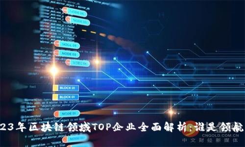 2023年区块链领域TOP企业全面解析：谁是领航者？