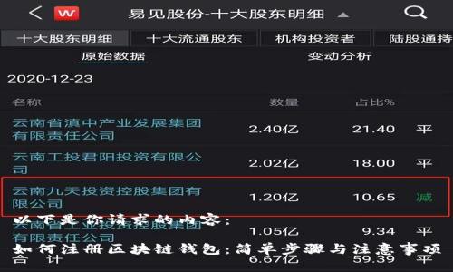 以下是你请求的内容：

如何注册区块链钱包：简单步骤与注意事项